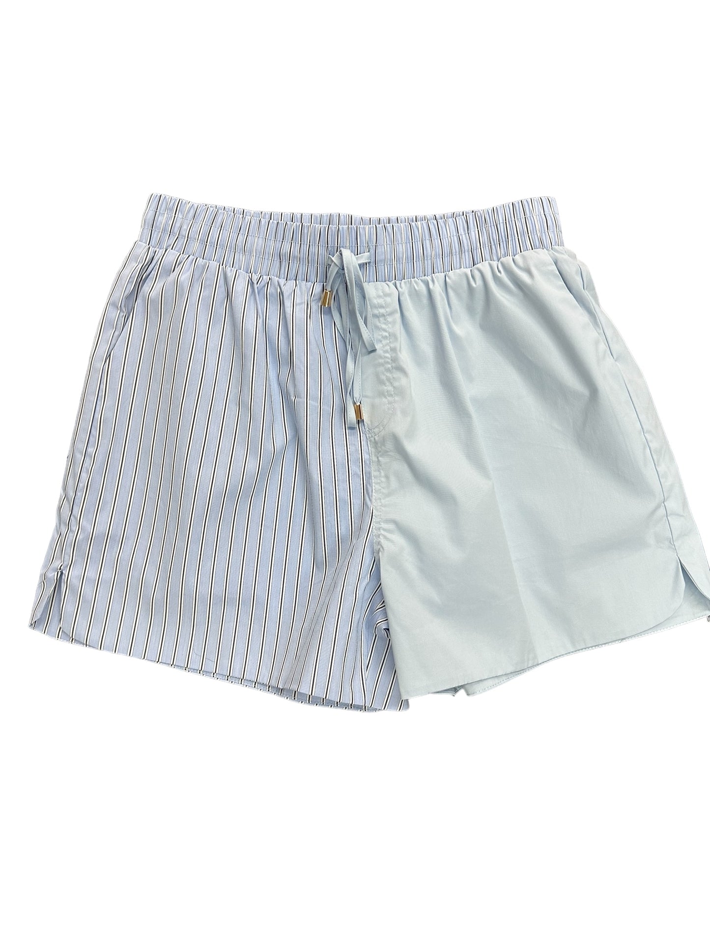 Asymmetrical Blue Shorts